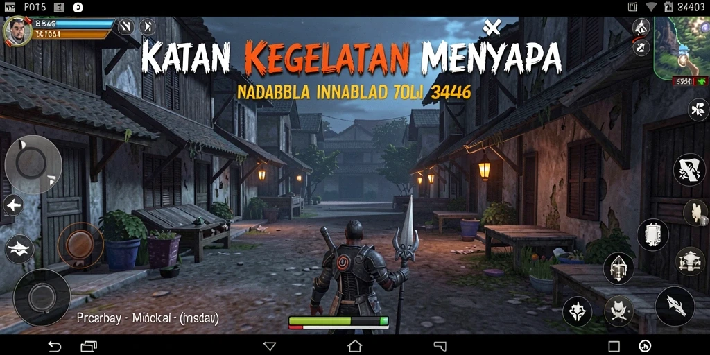 Tampilan gameplay menyeramkan di 3446 dengan suasana angker.