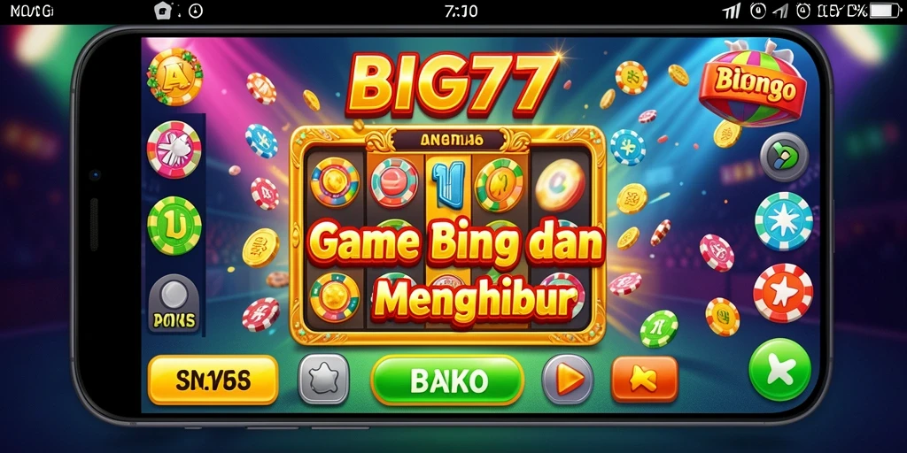 Tampilan gameplay Bingo yang menarik dan penuh warna.