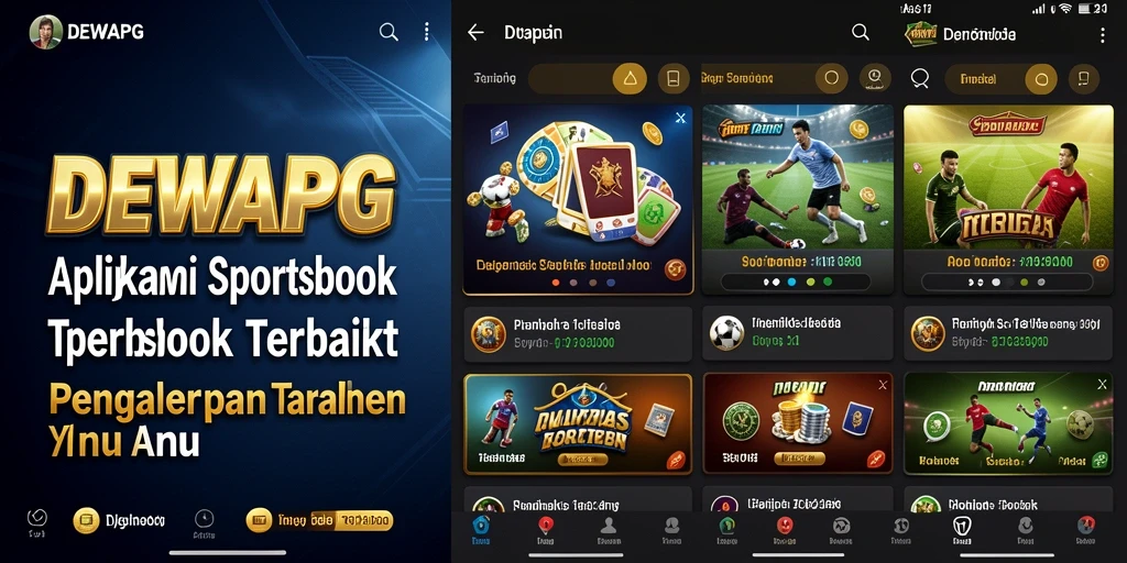 Tampilan menarik dari gameplay DEWAPG yang menampilkan taruhan olahraga.