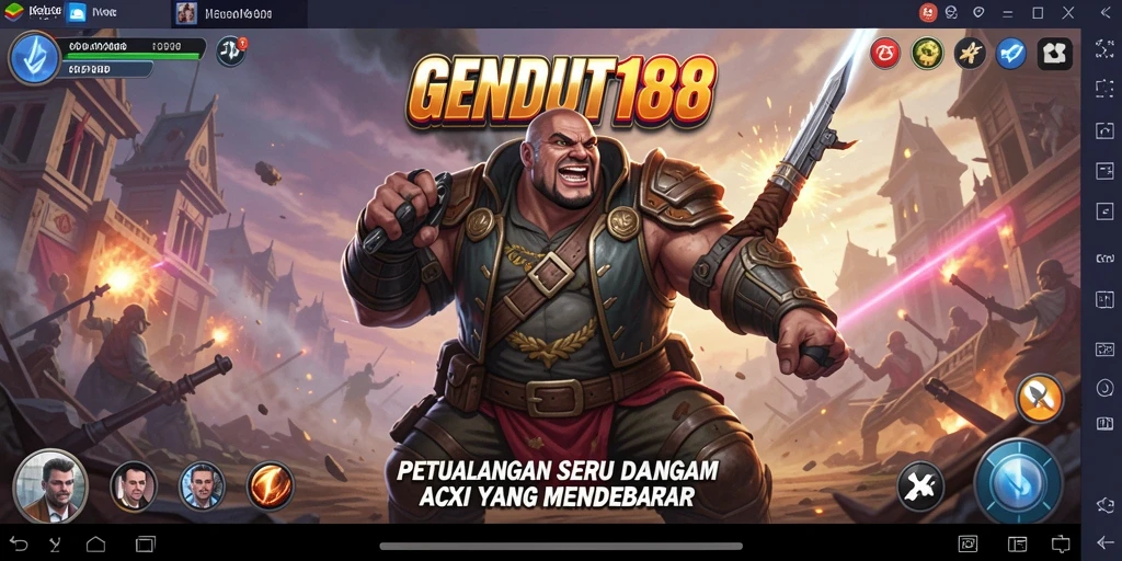 Tampilan gameplay GENDUT188 yang seru dan mendebarkan.