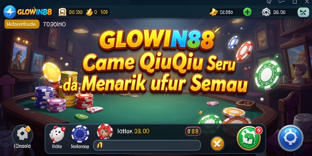 Gameplay seru GLOWIN88 menampilkan kartu QiuQiu dalam suasana yang menarik.