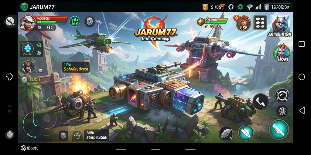 Tampilan gameplay SLG yang menarik dan seru dari JARUM77.
