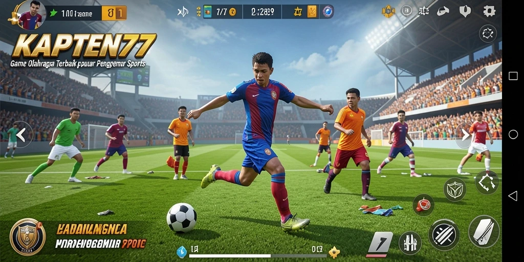 Tampilan gameplay KAPTEN77 yang mendebarkan dan penuh aksi.