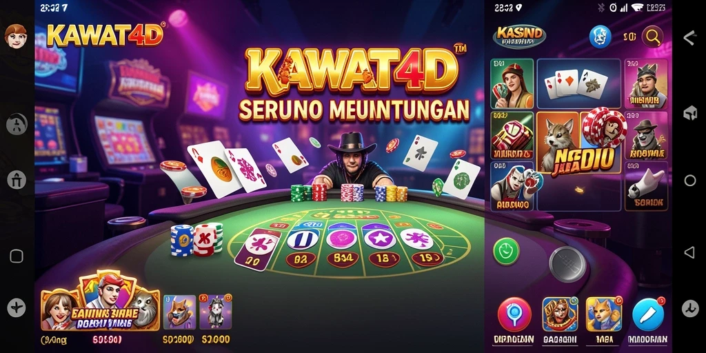 Tampilan gameplay KAWAT4D yang menarik dan seru.