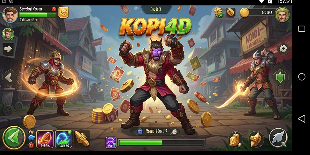 Tampilan gameplay menarik dari KOPI4D dengan berbagai pilihan strategi.