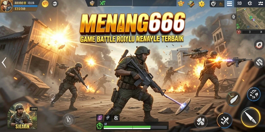 Gameplay intens dalam dunia Battle Royale MENANG666.