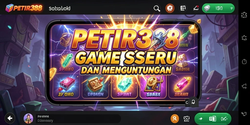 Tampilan menarik gameplay PETIR388 yang seru dan interaktif.