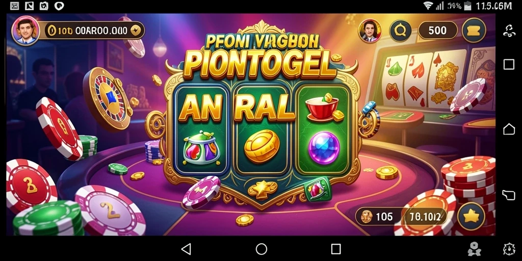 Tampilan permainan Kasino yang seru dan menggembirakan di PIONTOGEL.