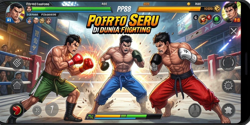 Screenshot dari gameplay PP88 menampilkan aksi pertarungan yang mendebarkan.