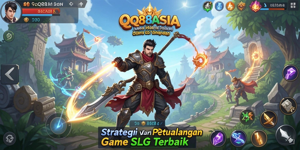 Tampilan gameplay QQ88ASIA dengan elemen strategi mendalam.