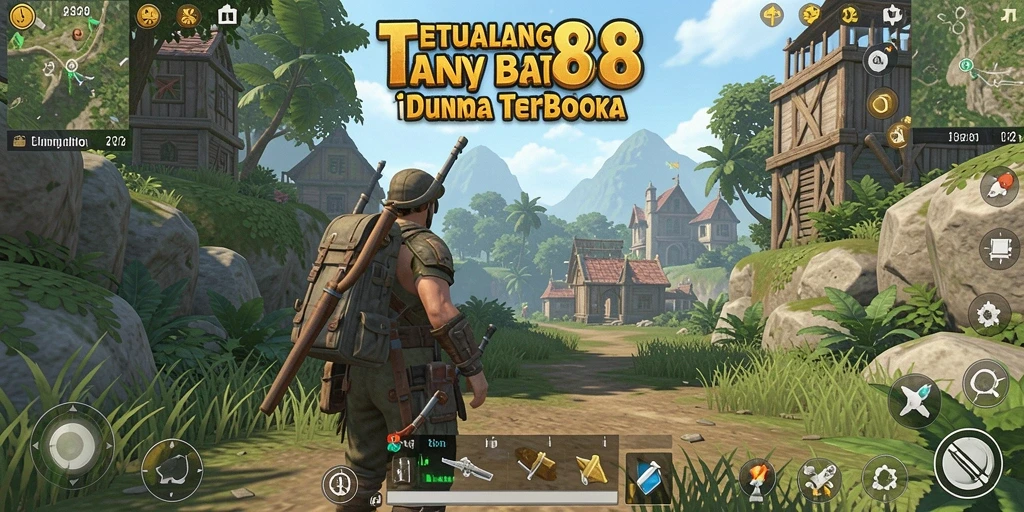Screenshot menampilkan eksplorasi mendalam dalam dunia terbuka TV888.